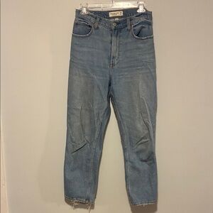 Abercrombie & Fitch “The Ankle Straight - Ultra High Rise - Curve Love”